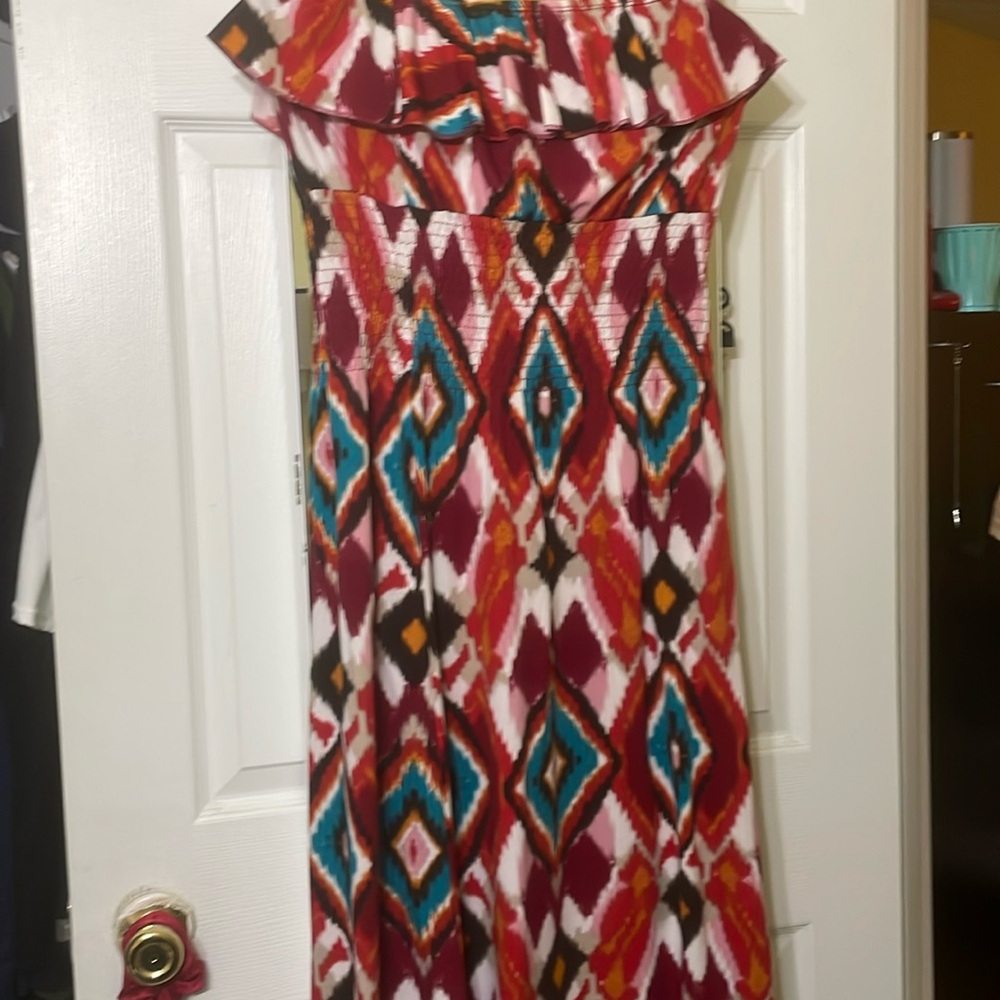 Strapless dress